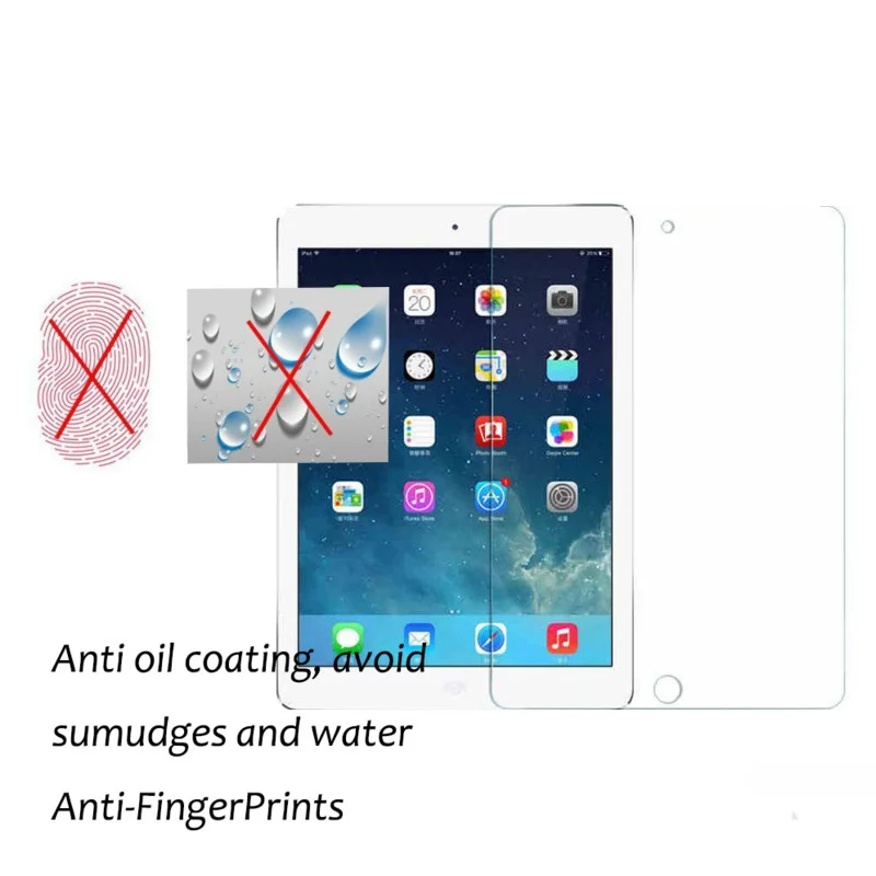 Защитное стекло для Apple IPad 10,2 2021 2020 2019 9,7 Air Air2 4 Pro10.5 11 Mini 3 4 5 6 7,9 8, 2 шт., пленка из закаленного стекла для планшета
