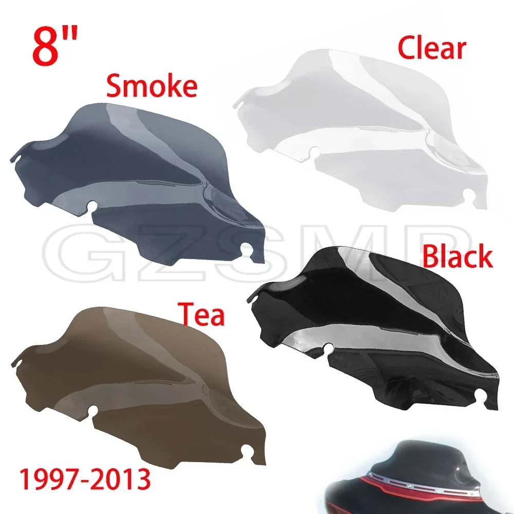 4 цвета мотоцикла 8 &quotволной лобовое стекло верхний обтекатель крышка лобового