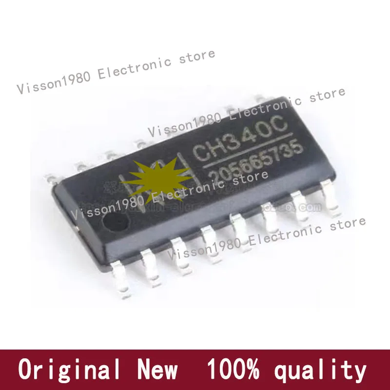 

(5-10piece)100% New CH340C sop-16 Chipset