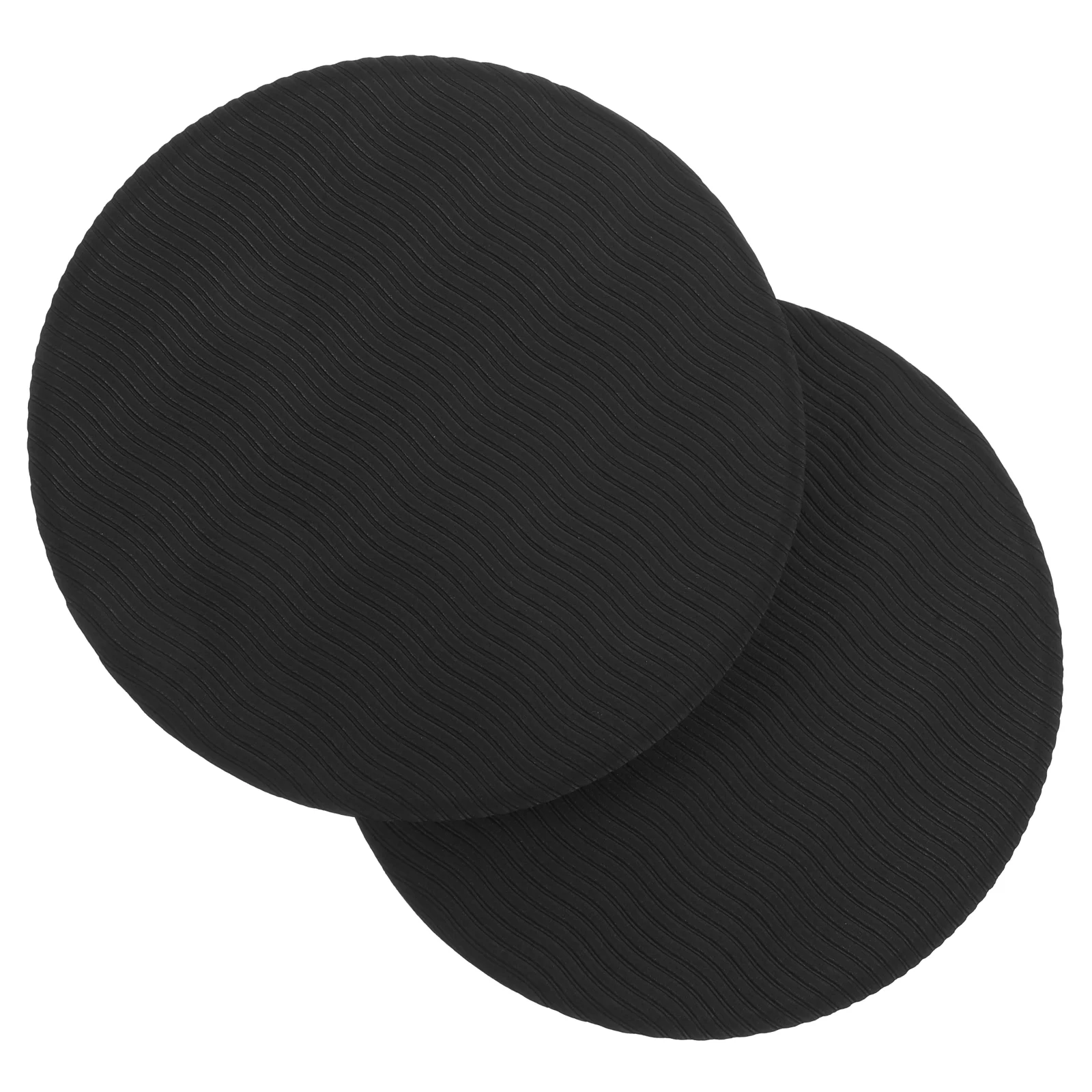 

2pcs Yoga Workout Knee Pad Cushion Thick Round Eco TPE Yoga Pad Comfort Yoga Pilates Workout Support Pad for Hands Wrists Knees
