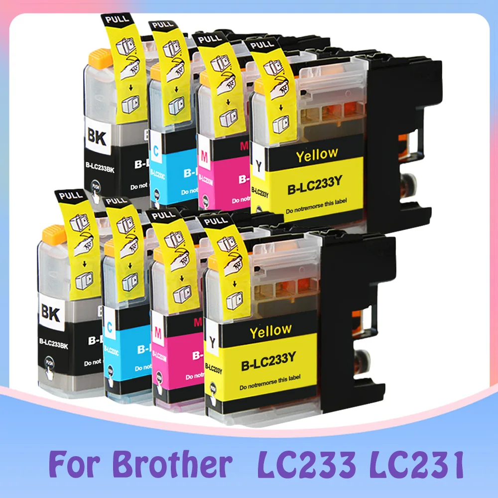 

LC231 LC233 Premium Color Compatible Printer Ink Cartridge for Brother MFC-J5720/J4120/ J4620/J5320/ DCP-J562DW/MFCJ480DW