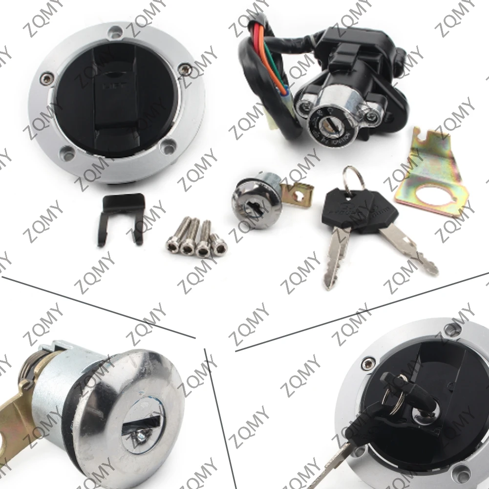 Переключатель зажигания набор ключей для замка топливного бака Suzuki GSXR 600 750 1000