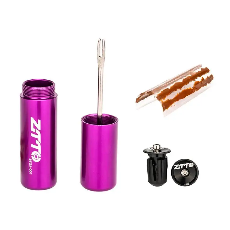 

Tubeless Bike Tire Repair Kit Bicycle Puncture Repair Kit Portable Urgent Cycling Flat Repair Kit With Rubber Stripes Road
