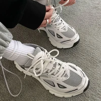 men women sneakers plus size 41 42 43 womens casual shoes fashion chunky sneakers woman thick sole sport shoes big size shoes