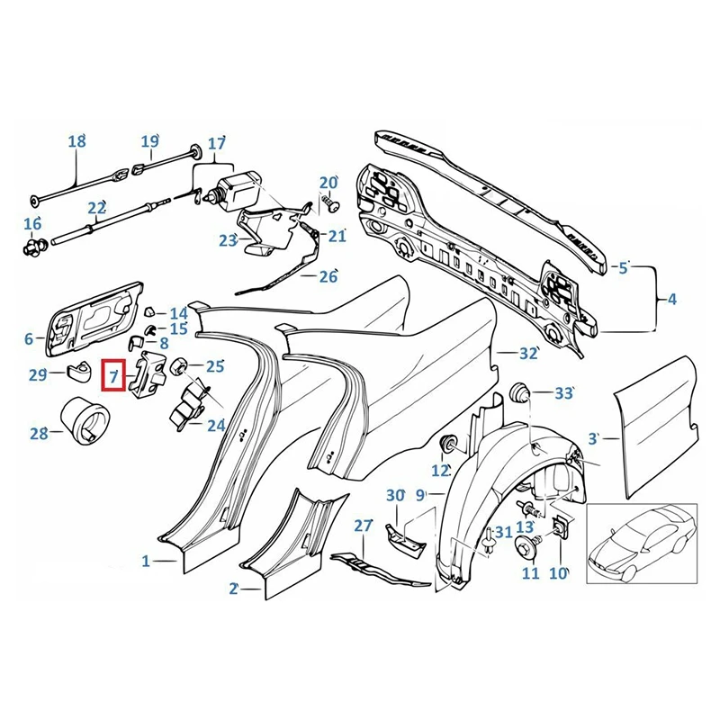 51171970450 топливный бак петля для газовой двери клапан бензинового наполнителя