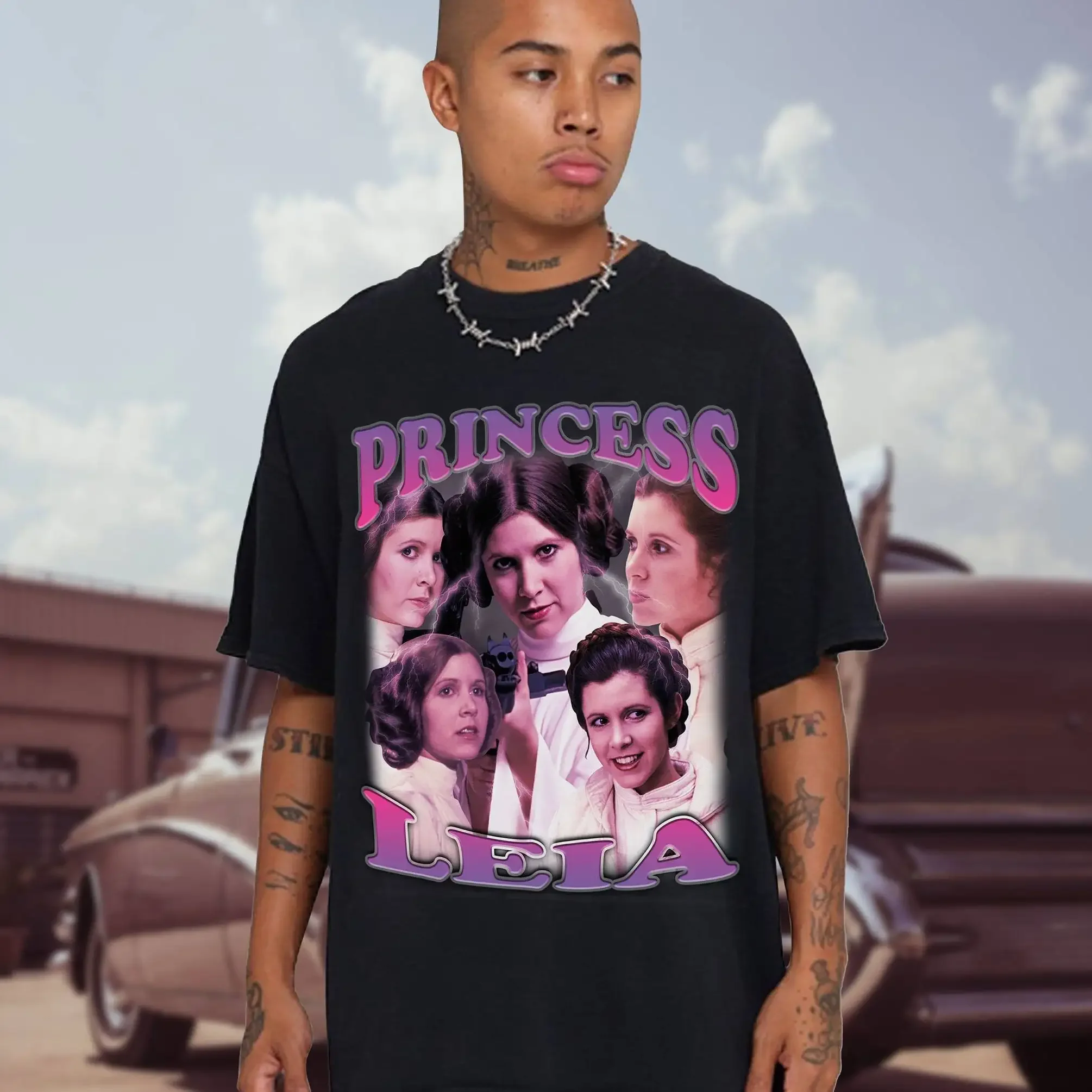 Футболка принцессы Leia Винтажные ботинки