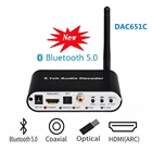 Аудио декодер HDMI DTS 5,1, приемник Bluetooth 5,0, DAC DTS AC3 FLAC APE 4K x 2K HDMI в HDMI, преобразователь для извлечения SPDIF ARC