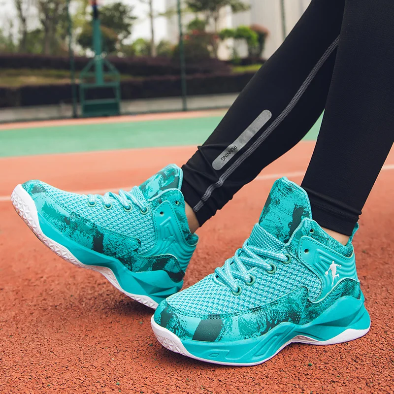 Brand Kids Basketball Shoes Boys Sneakers Non-slip Child Trainer Basket Shoes Outdoor Mesh Children Sport Shoes