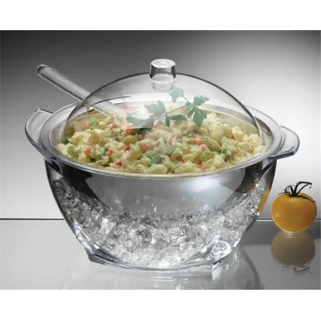 

Iced Salad with Acrylic Dome Lid Salad Servers - IC30