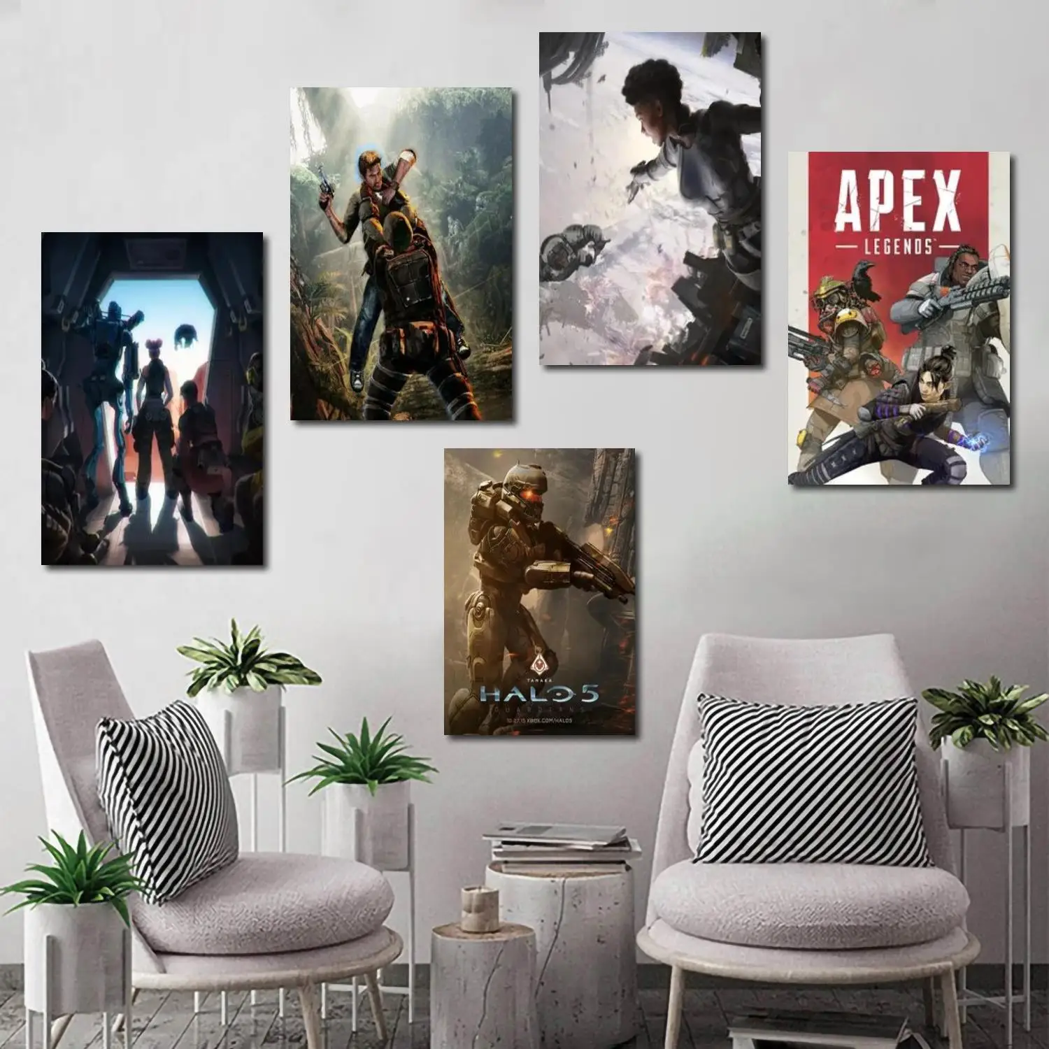 Apex Legends Video Game poster Decorative Painting 24x36 Canvas Poster Wall Art Living Room Posters Bedroom |
