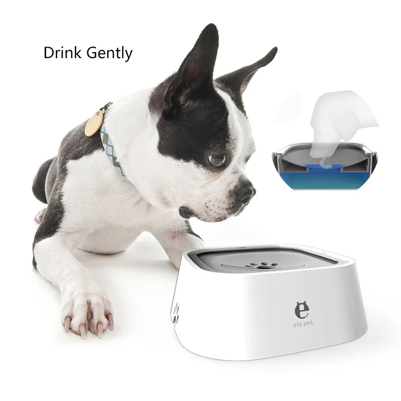 

Pet Dog Cat Floating Bowl Water Drinker Not Wet Mouth Splash Water Cat Portable Bowl Not Sprinkler Water Dispenser Dog Bowl