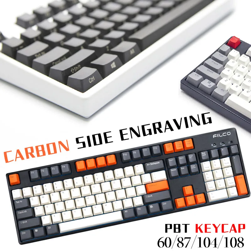 

Колпачки клавиш PBT для механической клавиатуры OEM, лазерная резьба, двойные колпачки для гравировки