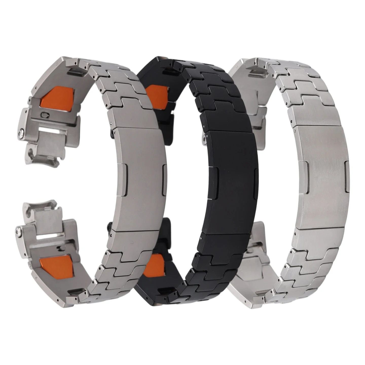 Ремешок титанового цвета для Casio G-SHOCK Series 5672 MTG-B3000BBD, быстросъемный стальной браслет, ремешок для часов из нержавеющей стали (art.: 3920da46fcf2c) - 3920da46fcf2c