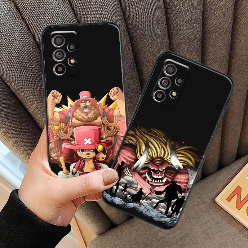 

One Piece Anime For Samsung M11 M12 Phone Case Black Liquid Silicon Carcasa Back Silicone Cover Soft