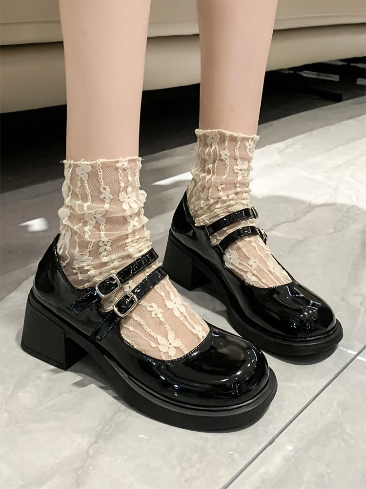 

Женские кроссовки на платформе, универсальные туфли-оксфорды на низком каблуке, с круглым носком, в британском стиле, лето 2023