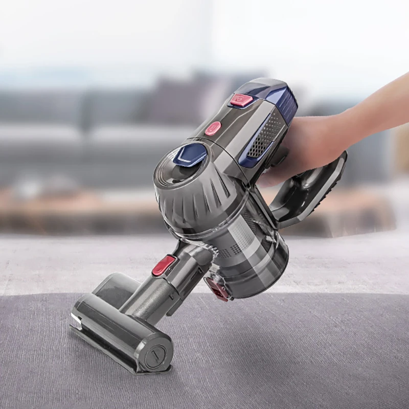 Беспроводной вертикальный пылесос для дома со светодиодный светильник кой