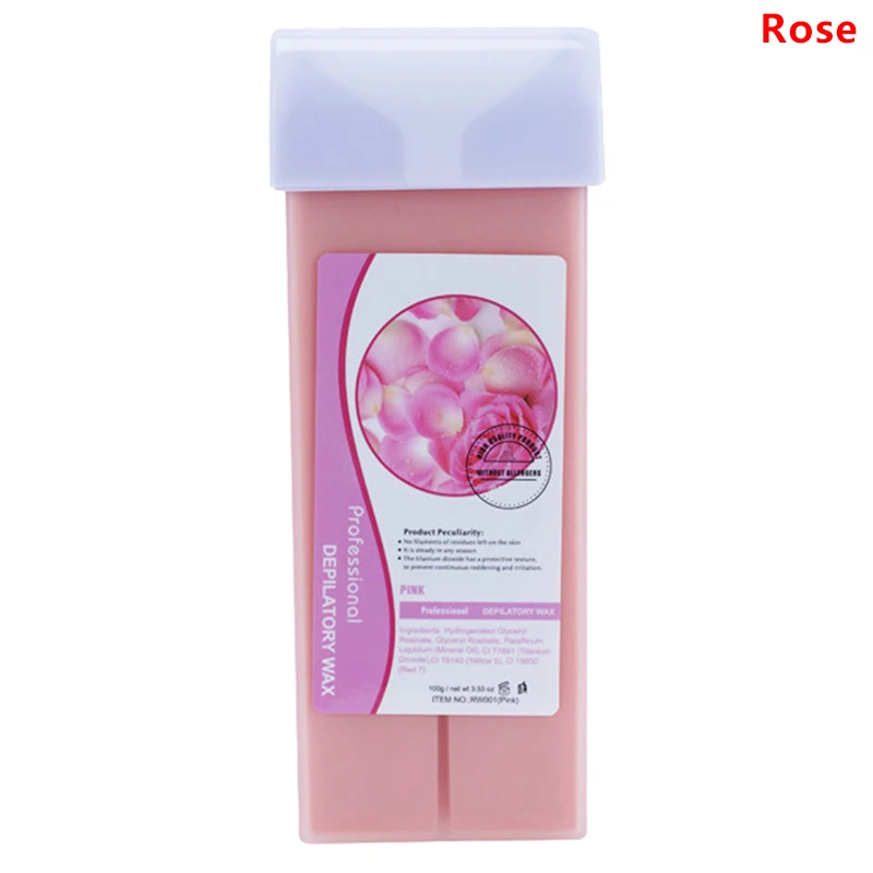 100g  Hair Removal Wax Cartridge Honey Hot Depilatory Transparent Wax Cream Natural Body Hair Remover Heating Roller Wax images - 6