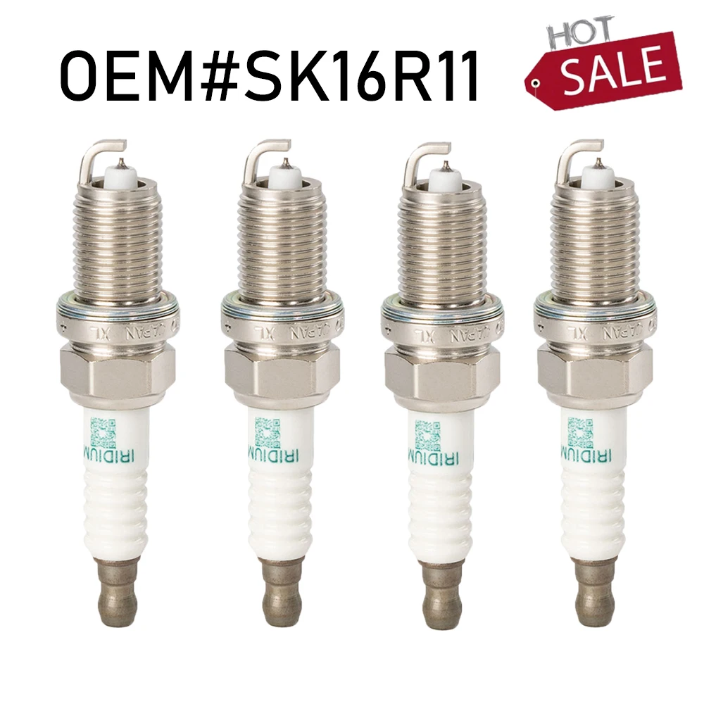 

90919-01240 4pcs/lot New Iridium Spark Plugs SK16R11 For Toyota Celica Prius Corolla Matrix For Scion xB Car Candle Replacement