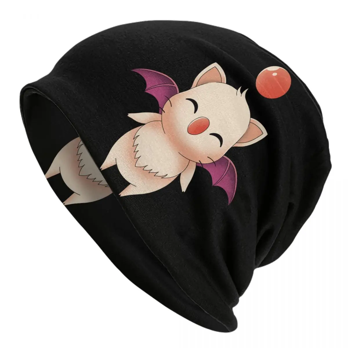 

Final Fantasy Moogle Bonnet Hats Fashion Knitting Hat For Men Women Winter Warm Skullies Beanies Caps
