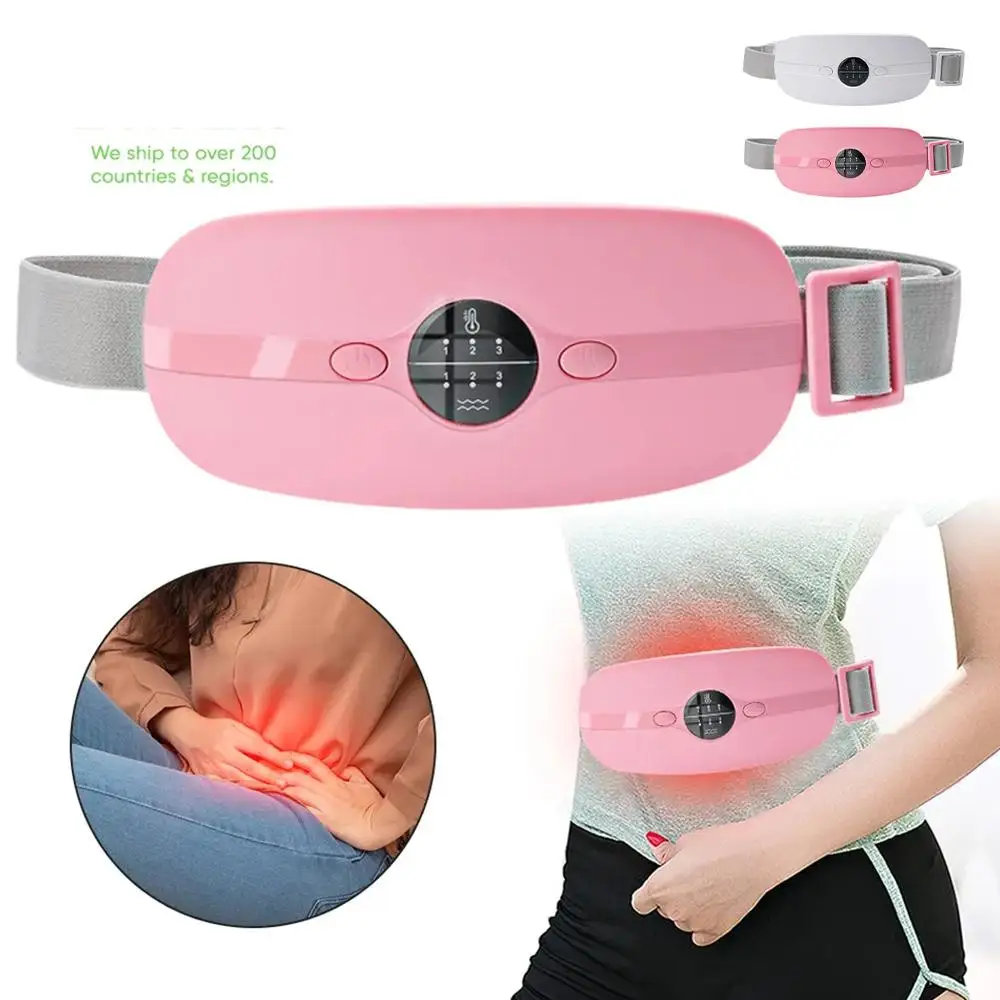 

Portable Menstrual Heating Pad Warm Waist Belt Period Relieving Menstrual Massager Cramp Dysmenorrhea Pad Heating Belt P9H3
