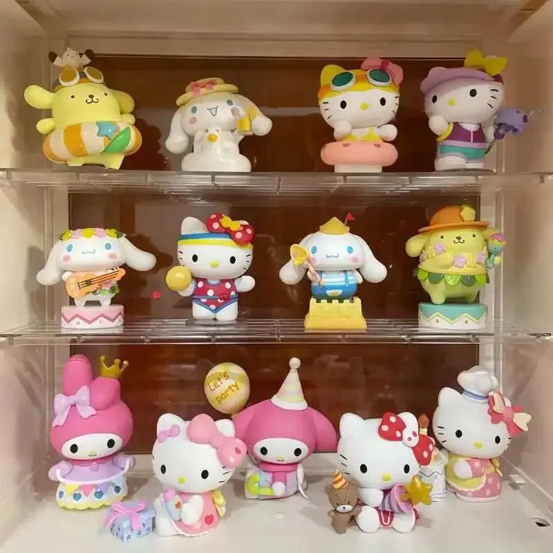 Sanrio глухая коробка Hello Kitty Cinnamoroll серия маленький остров кавайные аниме игрушки