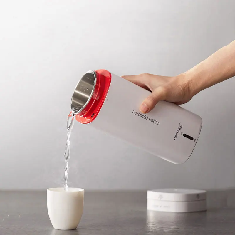 

Travel Electric Kettle 304 Stainless Steel 500ml Mini Insulated Pot Portable Water Heater Electric Water Heater Tea Kettle 220V