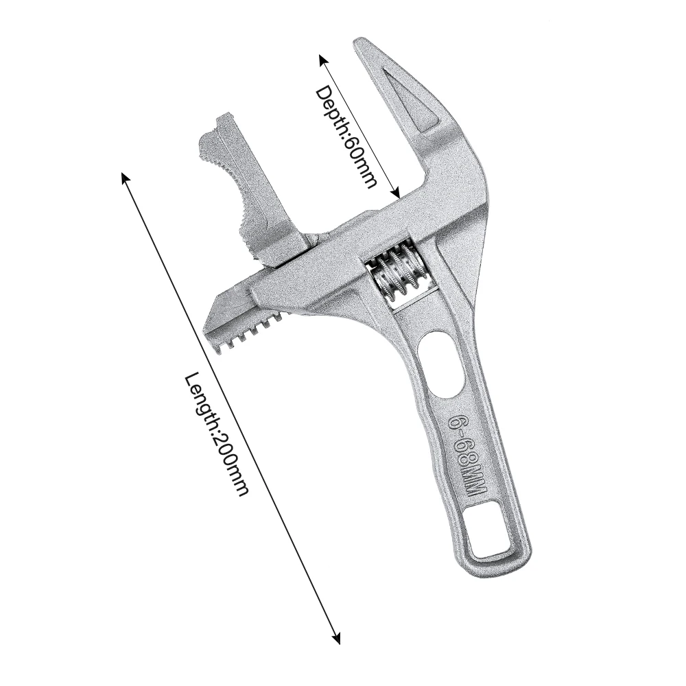 Регулируемый гаечный ключ Vastar универсальный с короткой ручкой инструменты для