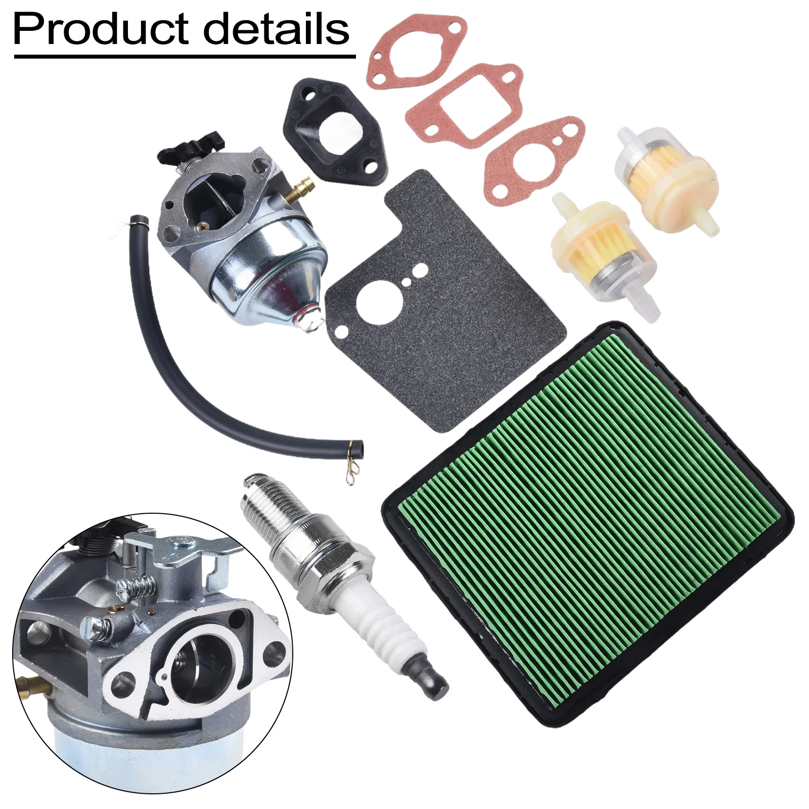 1 компл. 16100-Z0Y-813 комплект карбюратора для Honda GCV190 GCV190A GCV190LA HRB217 HRX217 газонокосилка