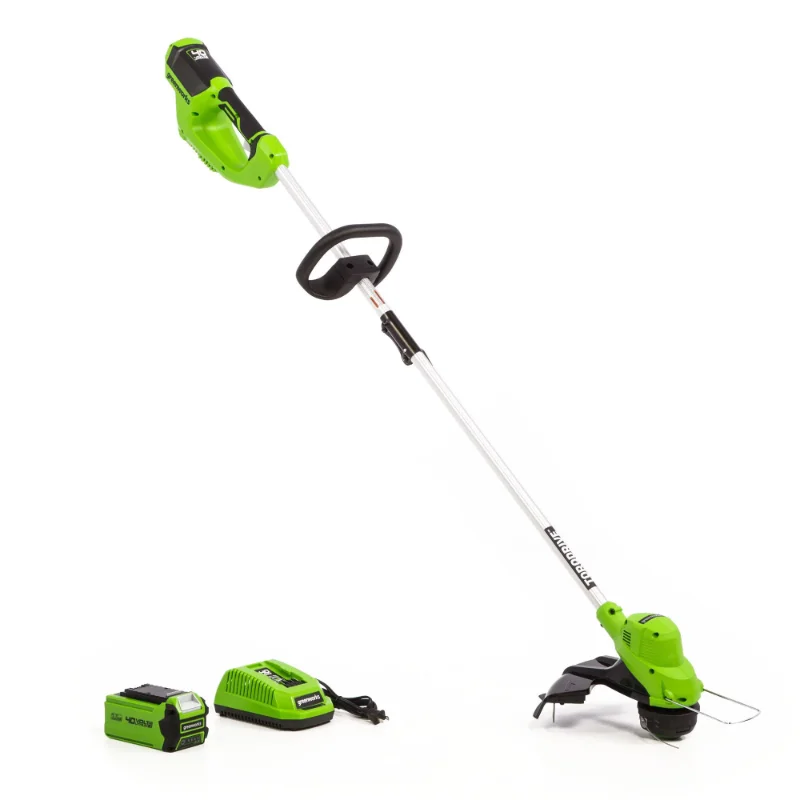Grass Trimmer 15 inch 40 Volt Straight Shaft String Trimmer with 2.5 Ah Battery and Charger, 2111802