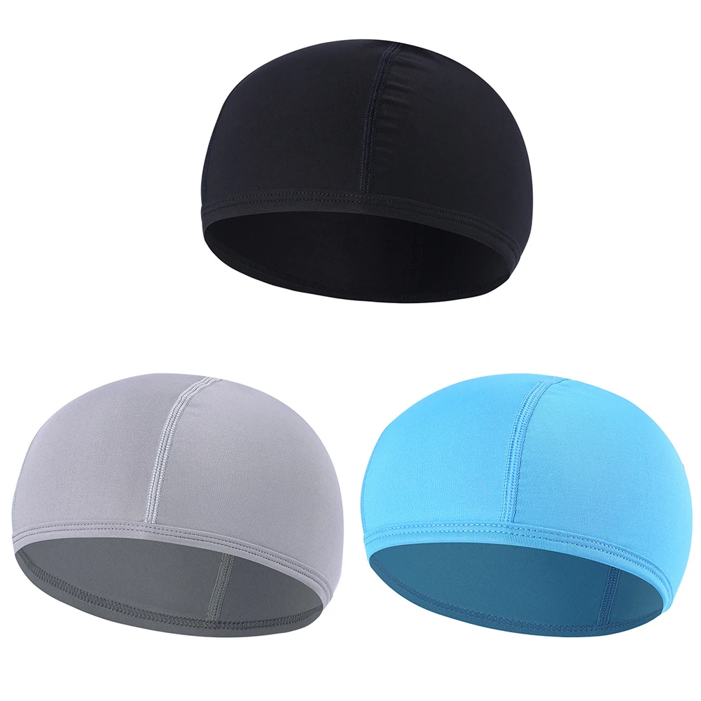 

Helmet Liner Cycling Cap Quick Dry Anti-UV Sweat Absorbing Windproof Sports Hat Riding Bicycle Cycling Skull Beanie Hat