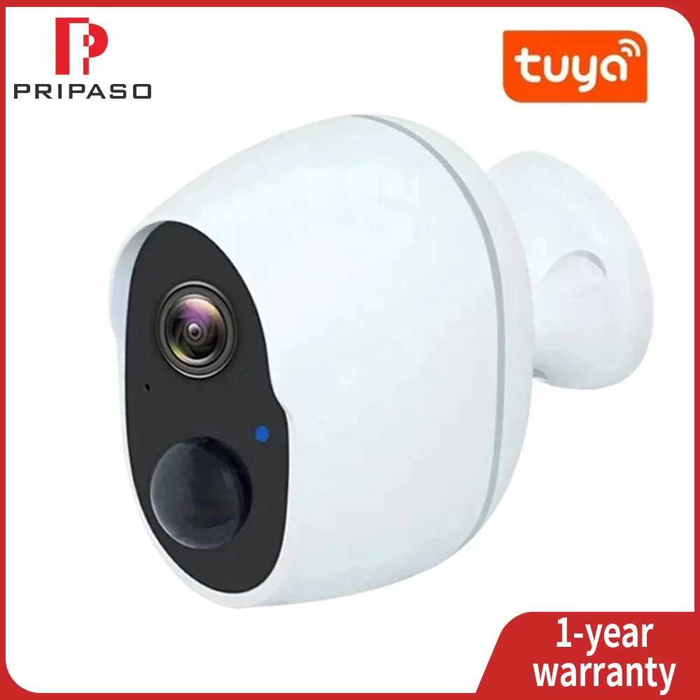 Tuya Low Power Battery Camera Outdoor Waterproof  Wifi Camera 2MP PIR Motion Detect Wireless Security CCTV Camera Cloud Storage