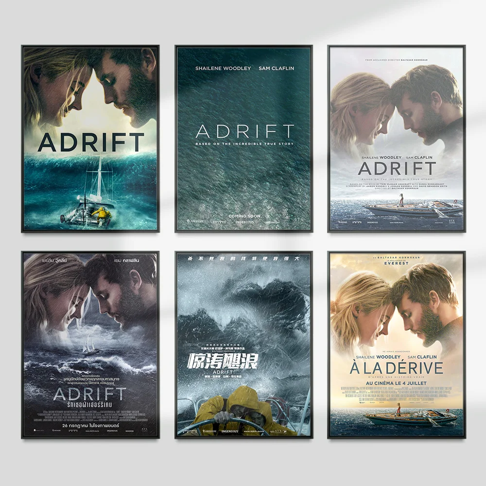 

Adrift Survival Drama Film Art Print Movie Poster Modern Wall Stickers Bedroom Decor Canvas Painting