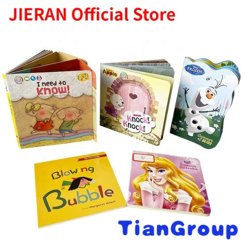 

High quality customized kids board books children book printing service