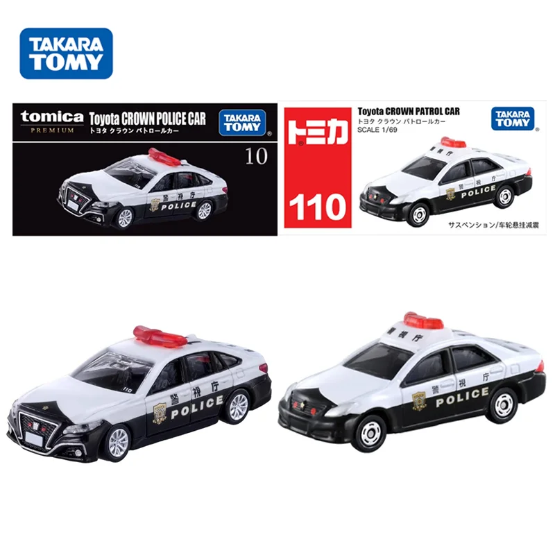 TAKARA TOMY Tomica Premium TP10 Toyota Crown полицейский автомобиль 1/69 литая модель автомобиля
