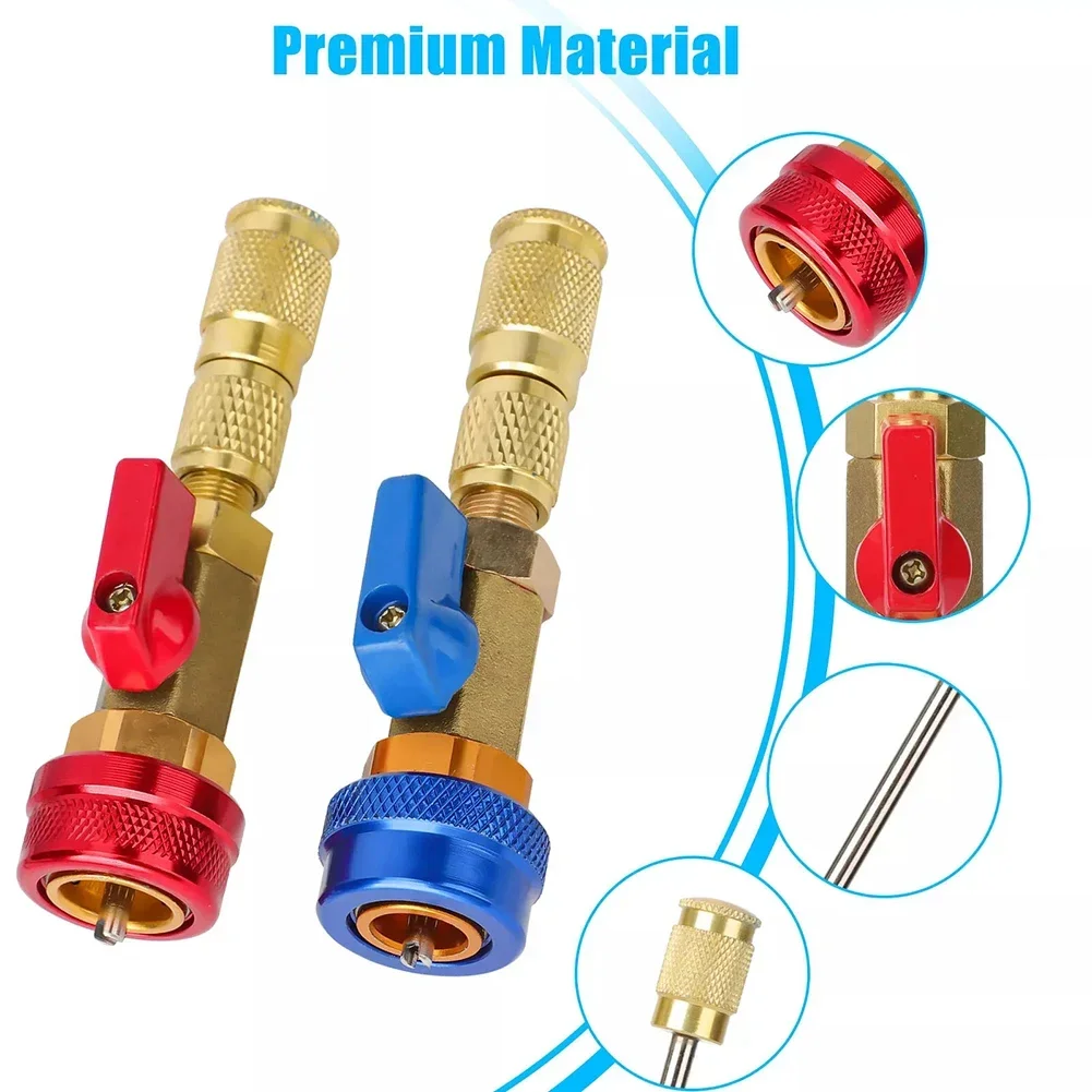 2 шт. инструмент для снятия сердечника клапана R134a R12