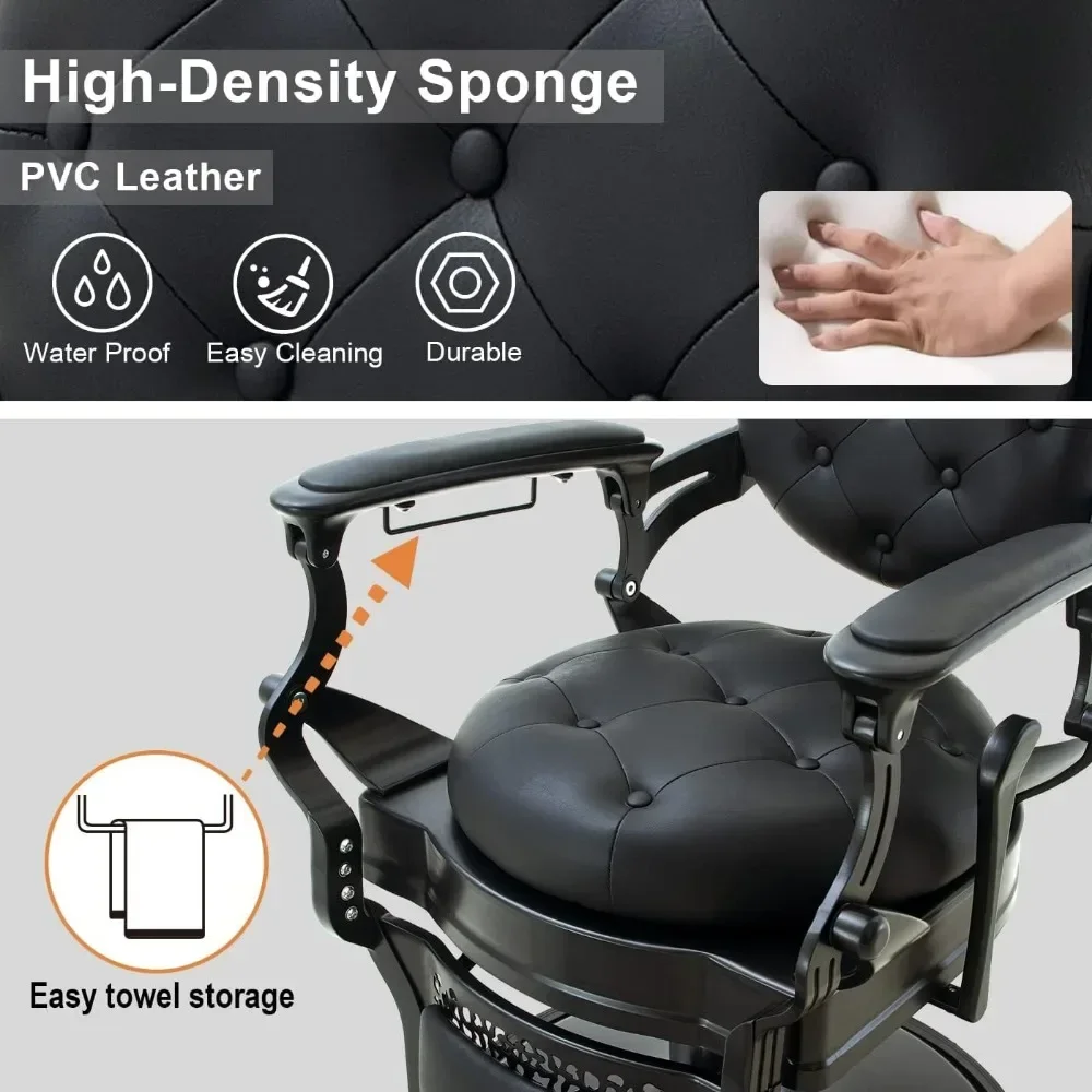 Парикмахерское кресло сверхмощное 700 фунтов для парикмахера-стилиста