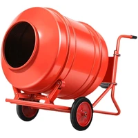 tt small concrete mixer cement mortar construction site feed sandstone drum household electric mixing machine