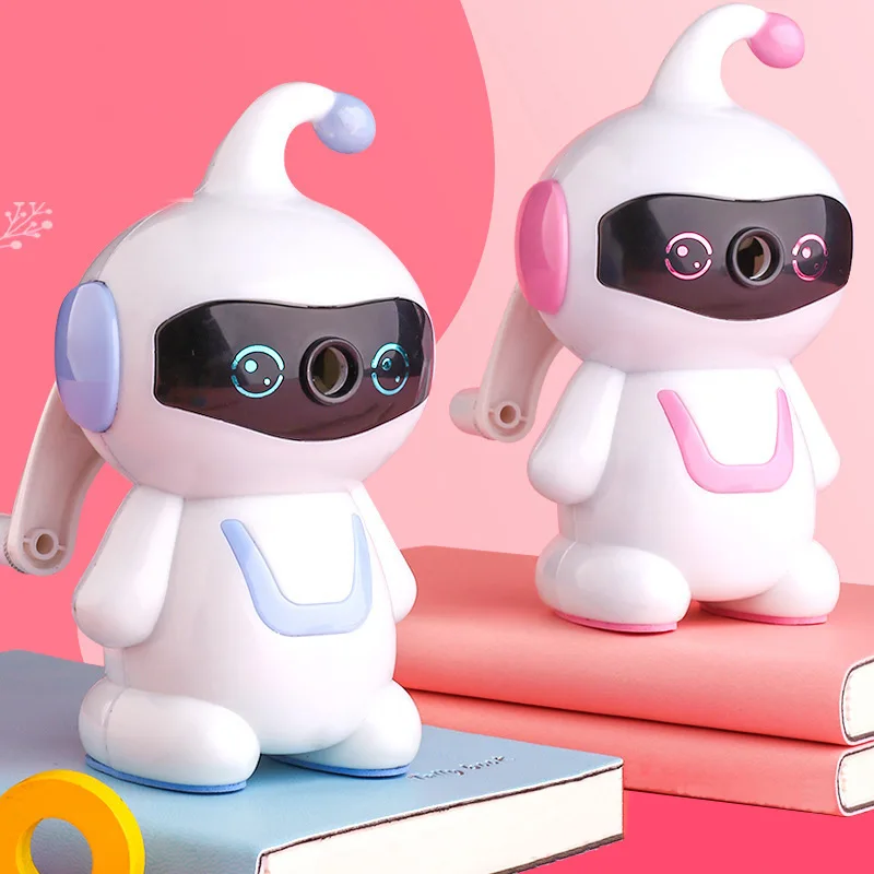 

Необычные канцелярские принадлежности, приз ученику, милая мультяшная ручная точилка для карандашей, детские школьные принадлежности, точ...