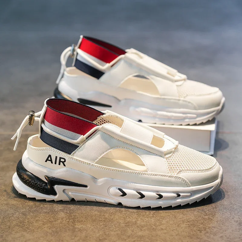 Сандалии мужские уличные водонепроницаемые повседневные босоножки с эффектом