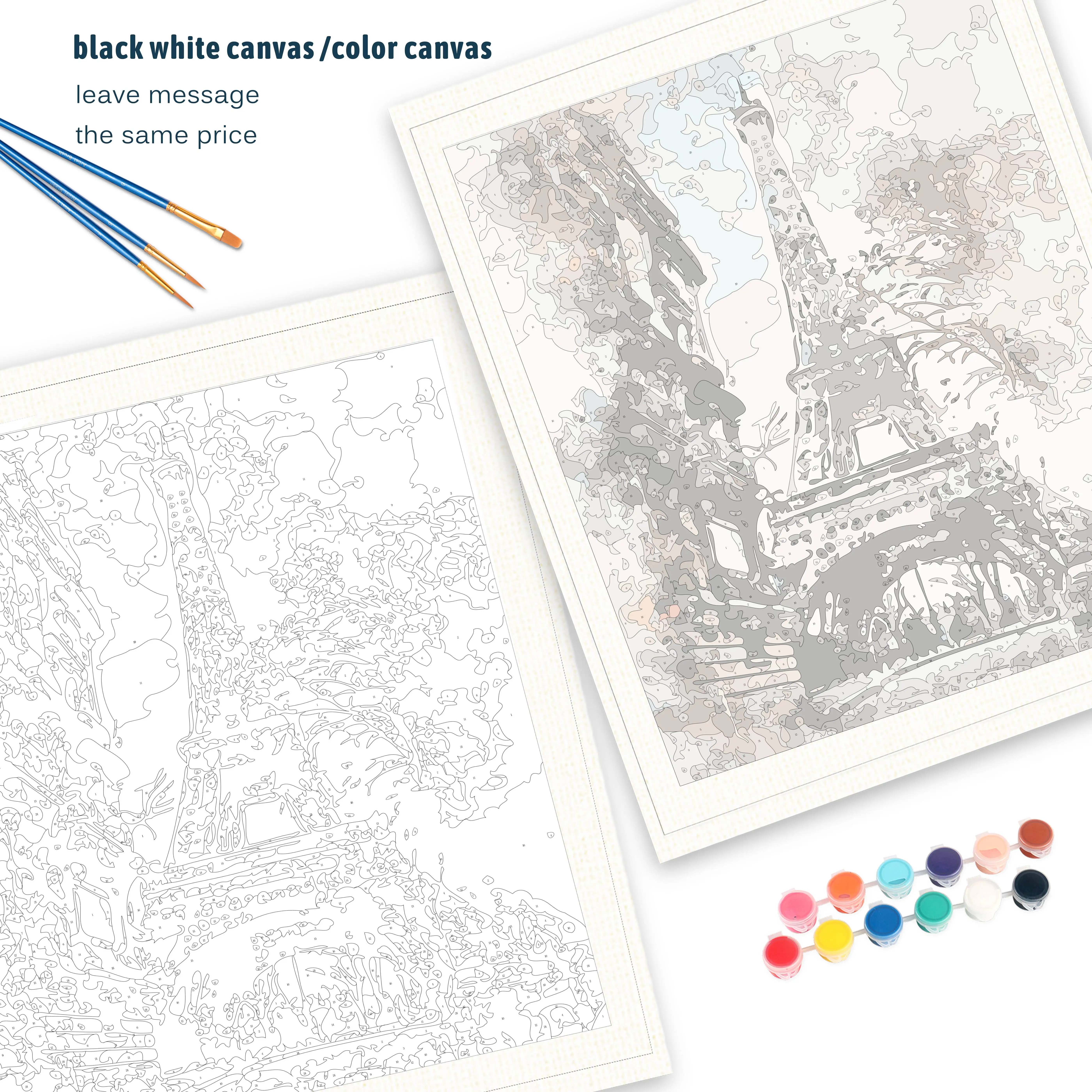 Рисование по номерам для взрослых набор рисования маслом на холсте аниме Акацуки