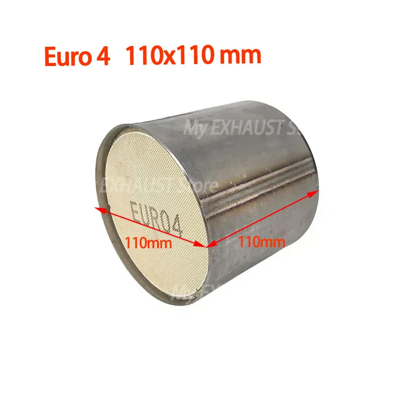 Каталитический преобразователь EURO 4 используется катализатор 110*110 мм Cpis:400