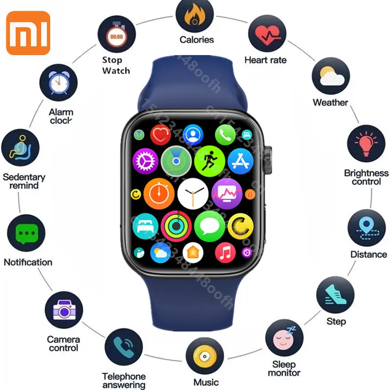 

Смарт-часы Xiaomi I7 Pro Max, NFC, 1,75 дюйма, Bluetooth, с функцией вызова