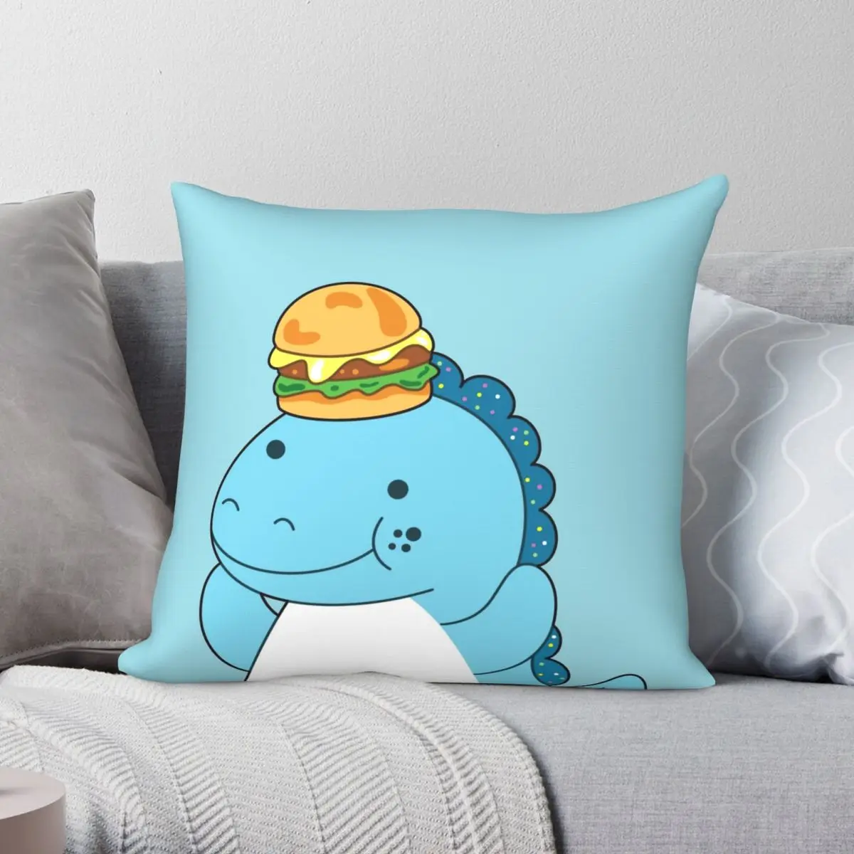 

Динозавр подушка чехол полиэстер Лен бархат креативный молния Декор Подушка Чехол