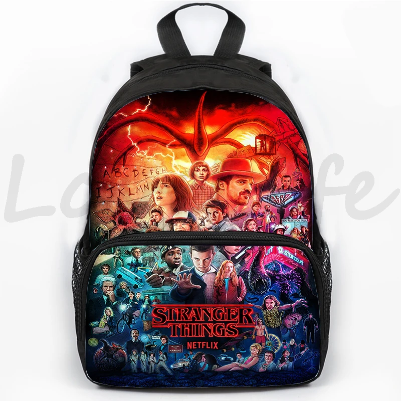 

New Stranger Things 4 Backpack Children Bookbag boys girls Daypack Travel Bagpack Waterproof Knapsack Students Schoolbags 2022