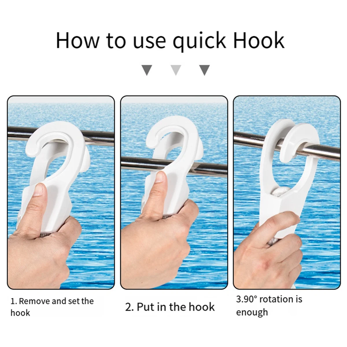 Крепление на рейку вешалка для крыльев крючок быстроразъемный зажим