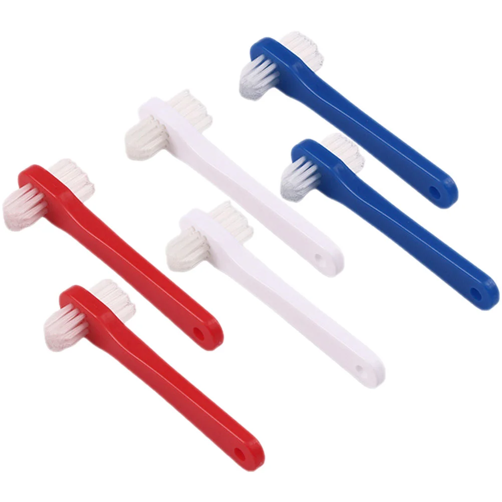 

6 Pcs Delicate Double Headed False Travel Sensitive Denture Pp Teeth Cleaner