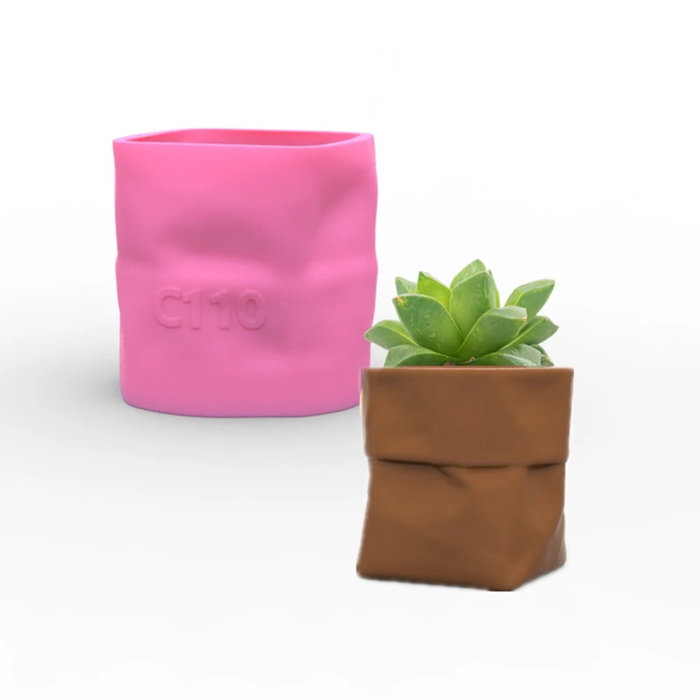 Flower Pot Silicone Mold Scented Candle Food Grade Cake Decoration