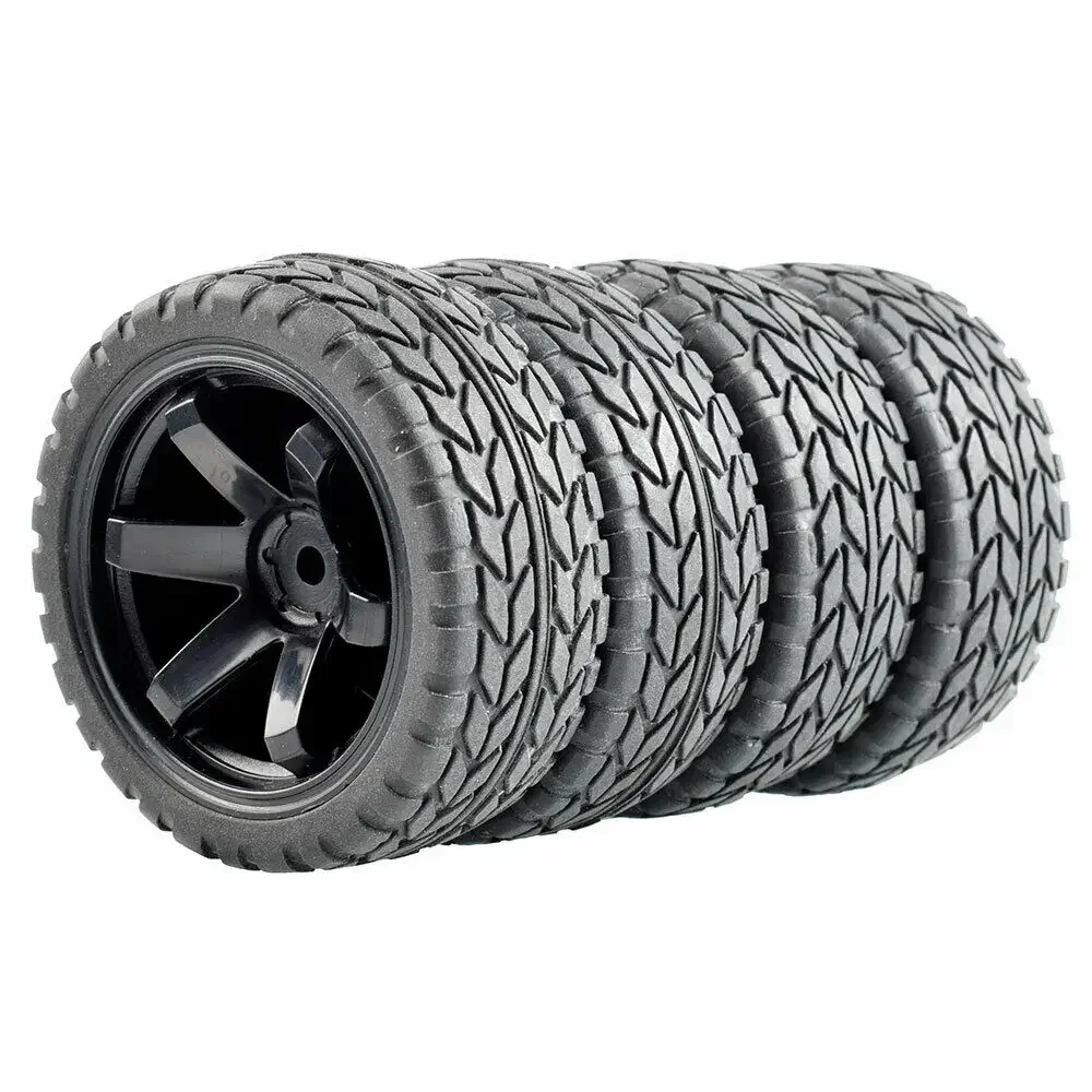 RC 701-6017 резиновые шины и пластиковые колеса 4 шт. для HSP HPI 1:10 на дороге автомобиля