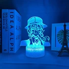 Ночсветильник манга 3D бродячие псы, светодиодные неоновые лампы на батарейках, Аниме фигурки накахара чууя RGB, подарок на день рождения, украшение для спальни и стола