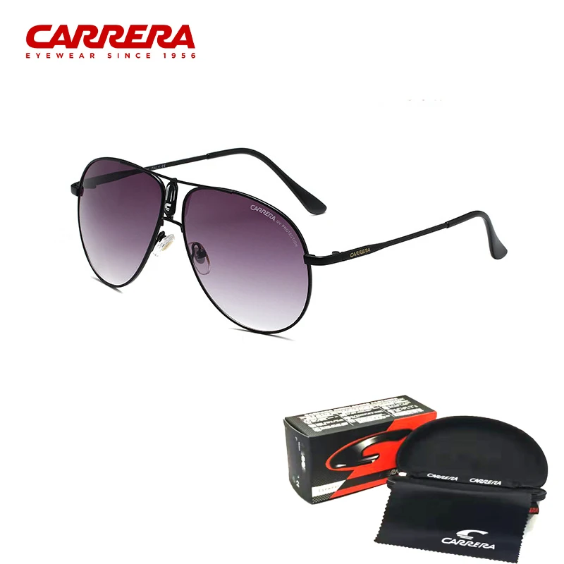 

Carrera Sunglasses Men Large Frame Vintage Oval Sun Glasses Women Square Shades Male Driving c412